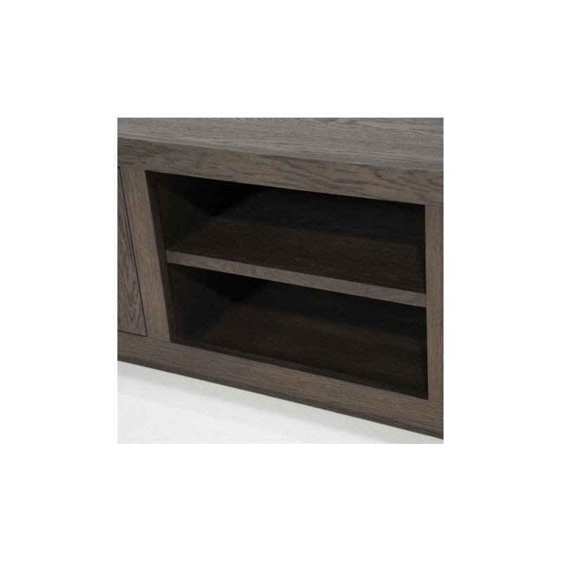 Media Unit Media Console, Dark Brown