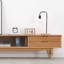 Meuble télé simple en bois massif de style rétro-106974105-106974102
