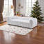 Très grand canapé nuage guimauve, tissu bouclé, assise profonde, aucun assemblage requis-2023484488