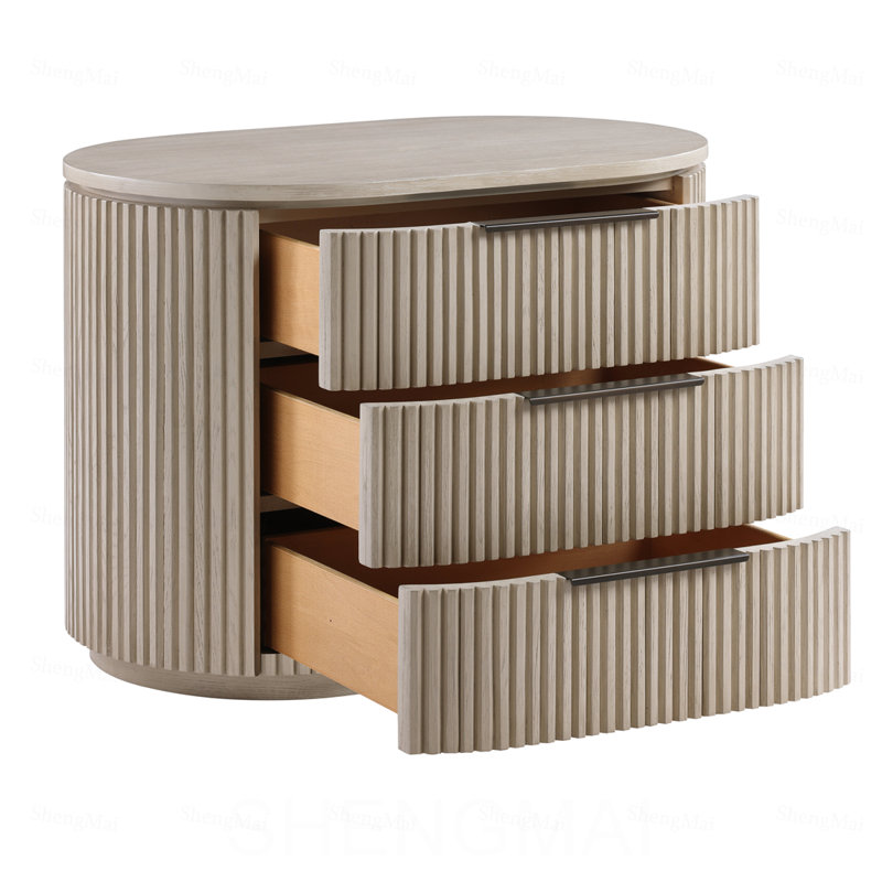 Table de chevet avec port USB