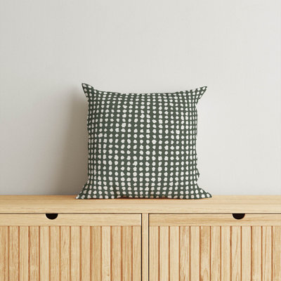 Grunge Row Throw Pillow
