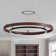 Reiser Dimmable 1-Light LED Chandelier with Remote Control