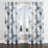 Abstract Curtain panels - Grey Borreri Grommet Curtain - 1 Panel-61536869-61536867