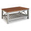 Solid Wood Coffee Table with Storage-822635720