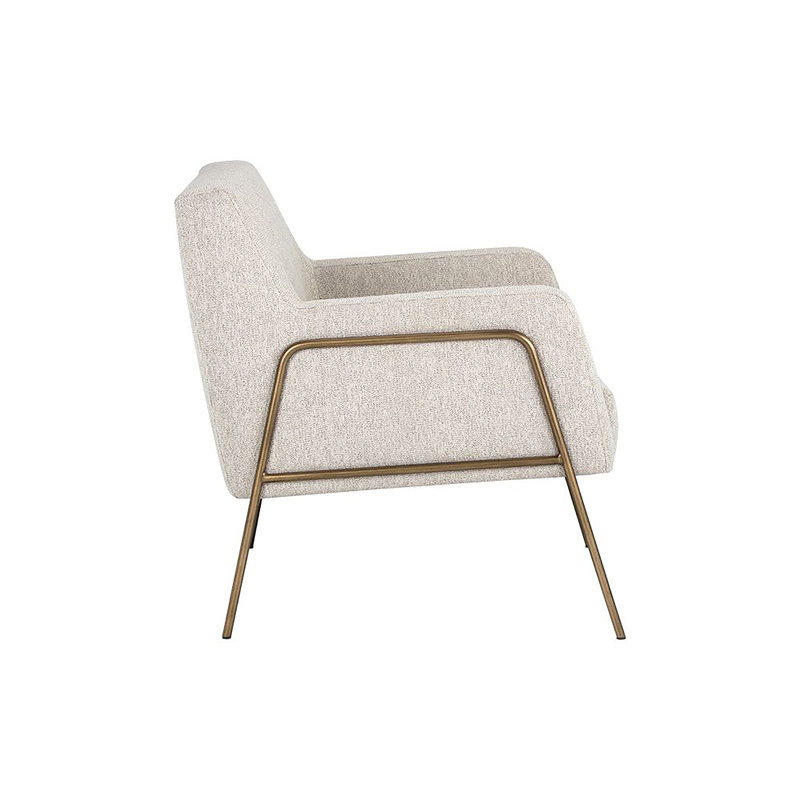 Cybil Armchair, Cream Performance Basketweave