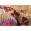 Tapis mauve / orange / rouge en laine tissé à plat à la main Ardisj