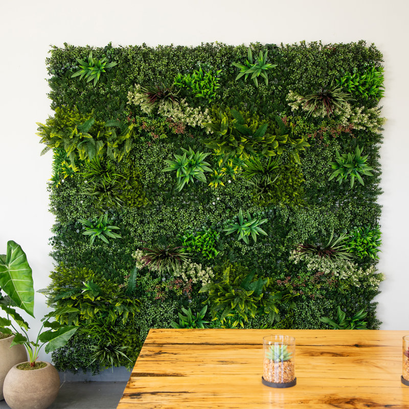 40in. x 40in. UV Resistant Madagascar Forest Artificial Living Wall Panel (Indoor/Outdoor)