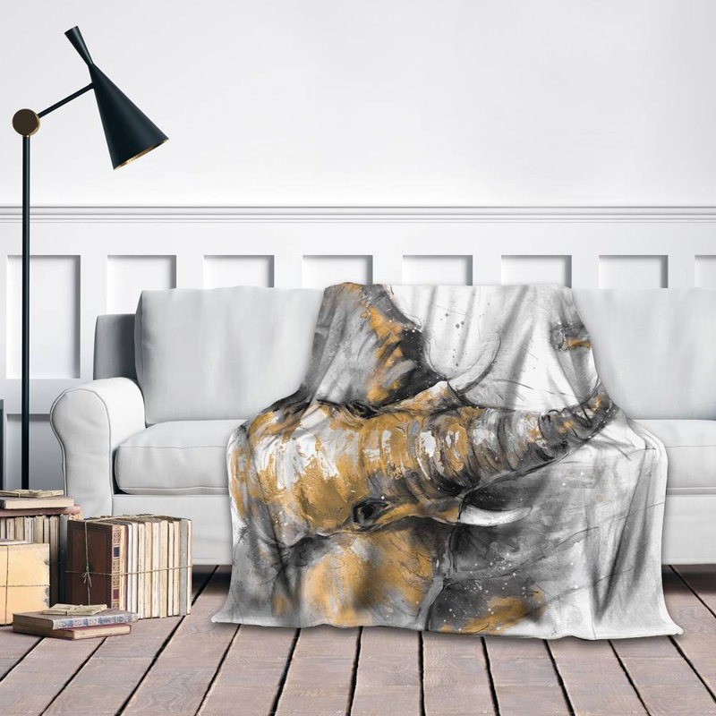 Hand Woven Blanket, Gray