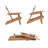 Set of 2 Wooden Adirondack Chairs, Weather-Resistant for Firepit & Patio-1752396876