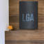 Ebern Designs «LGA ATC» par O8, art mural en métal-263225128