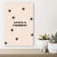 Santa'S Favorite Stars Minimalist Abstract Winter Landscape Wall Art Print by Treechild - Wrapped Canvas Print-556806795