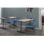 Table de formation en T Nick Nick, 2 chaises empilables Zeng-32701937-32701931-32701927