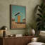 Solitary Beach Hut Coastal - Wrapped Canvas-943401018-943401019