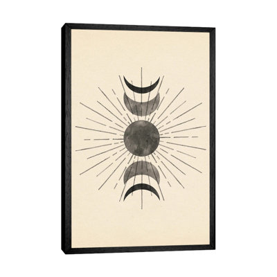Boho Sun And Moon by Whales Way - Painting on Canvas