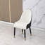 2 chaises en similicuir avec des pieds en métal, noir, de style moderne pour tous les espaces, 2