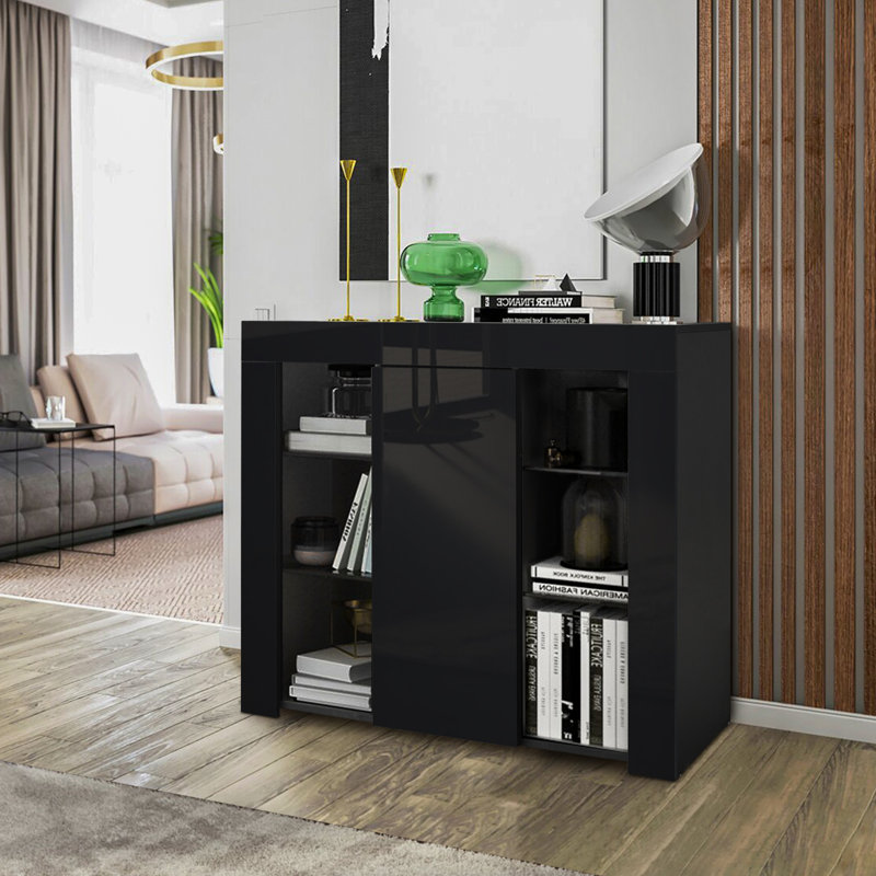 Adamariz 90cm Sideboard, Black