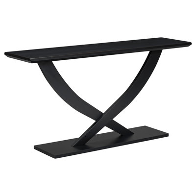 Console rustique avec pieds croisés