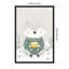 Renard d'hiver chaleureux par Mathieu - Tableau encadré sur toile-125566764-125566765