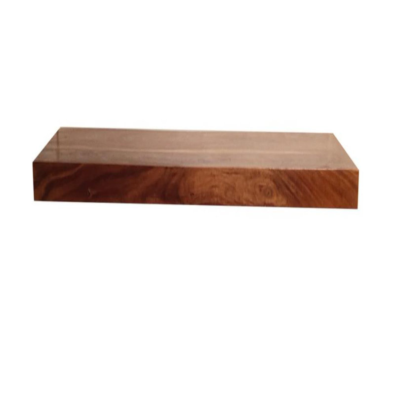 Fenderson Acacia Floating Shelf, 2" H x 48" W x 12" D