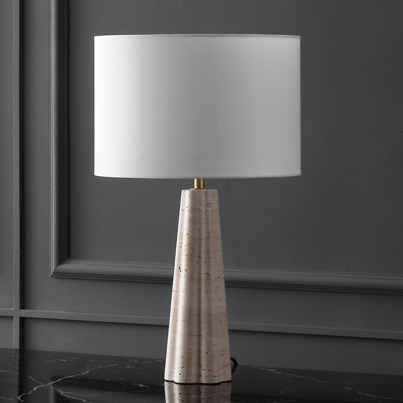Naveen Travertine Table Lamp