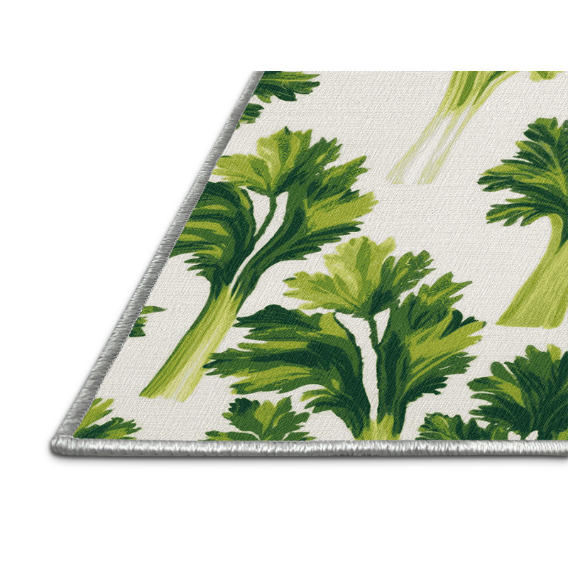  Tapis lavable de légumes céleri lavable, Tapis de couloir 2 pi x 5 pi