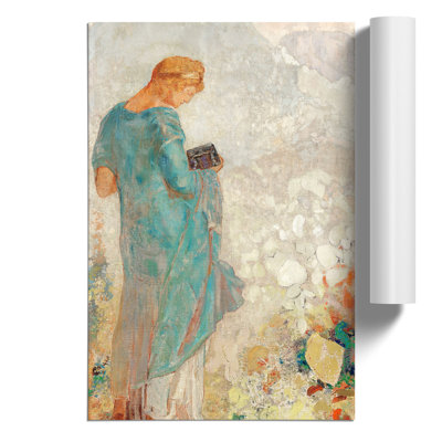 Pandora by Odilon Redon - Frameless Print