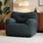 Compression 37"W Medium Teddy Fabric Bean Bag Chair-1686261971