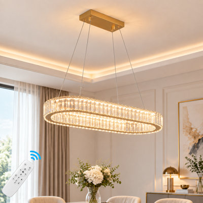 Coreopsis 1 - Light Crystal LED Chandelier