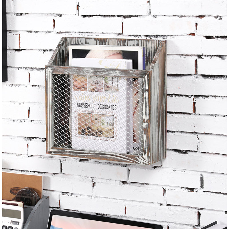 Porte-revues mural Rustic