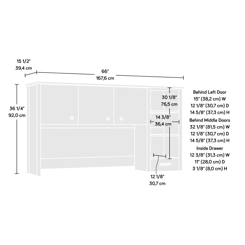 Desktop , Brown Finish, And Lightweight Build, Open Storage, Adjustable Shelving, Hidden Storage Compartment, Storage Drawer, Full Extension, Cord Access
