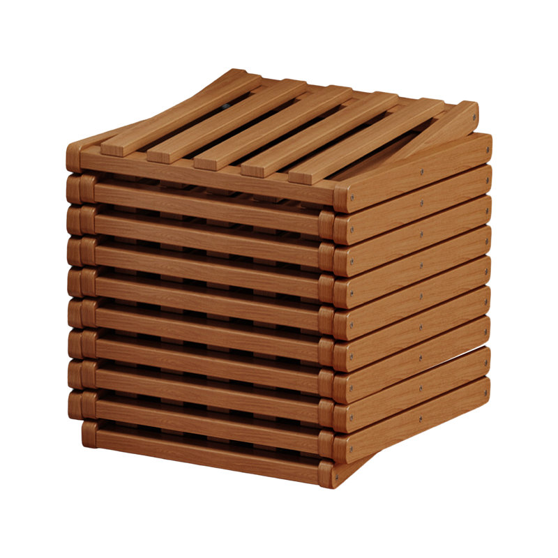 Bamboo Shoe Rack, Foldable Storage Rack, Narrow Standing Shoe Organizer