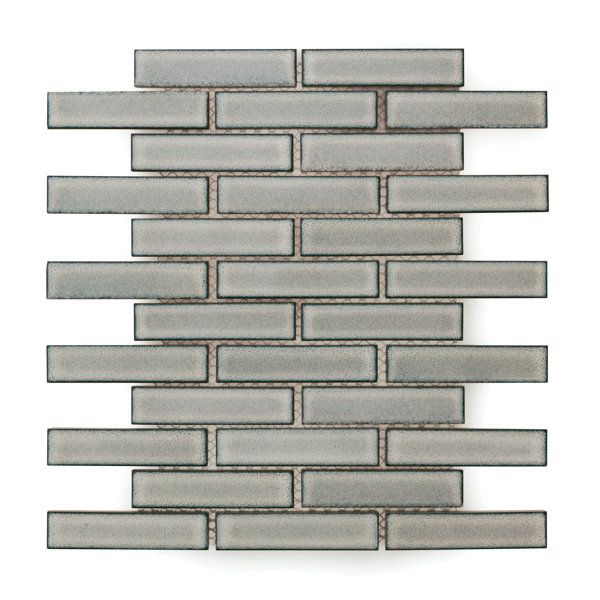 Seni 1" x 4" Porcelain Brick Joint Mosaic  Wall & Floor Tile