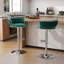 Tabouret de bar pivotant avec dossier Ginko-882844524-879315297