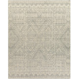 Hand Knotted Wool Southwestern Area Rug in Gray