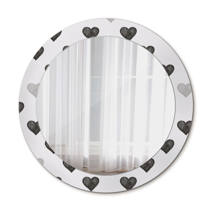 Huldar Glass Flat Wall Mirror