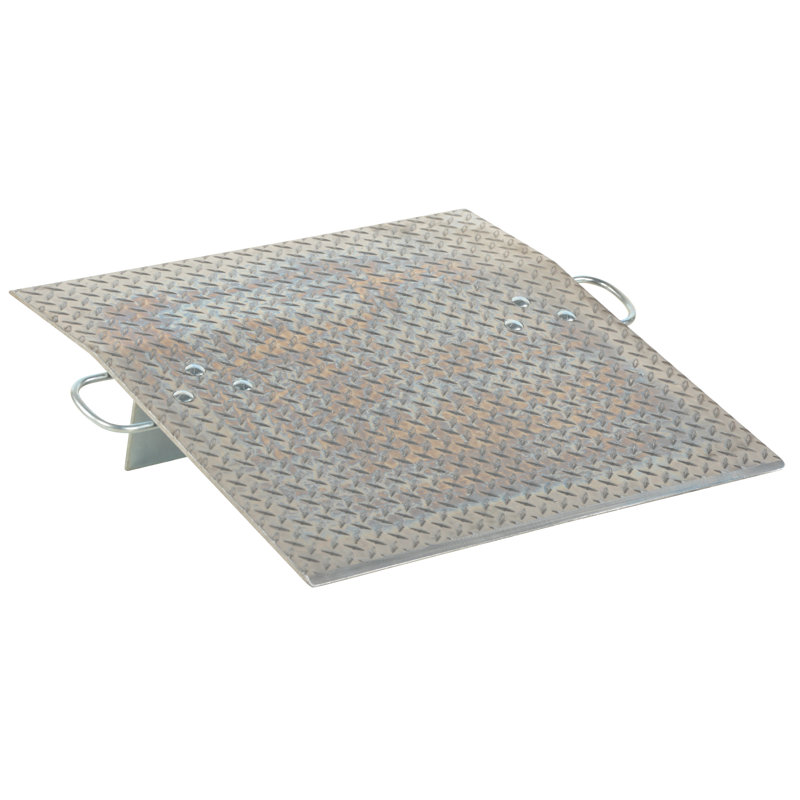Vestil Metal Portable Ramp, 6.3" H x 36" W x 30" D