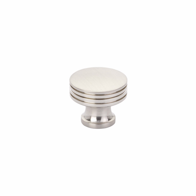 Menlo Round Knob, Brushed Nickel