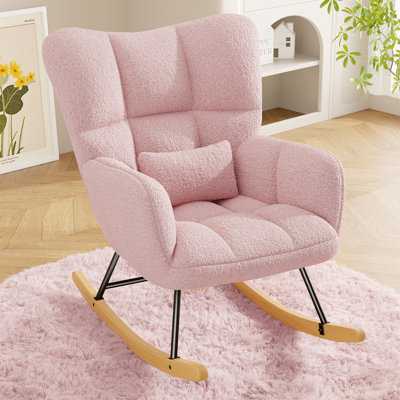 Modern Rocking Chair Cozy and Stylish Armchair for Living Room, Nursery, or Bedroom