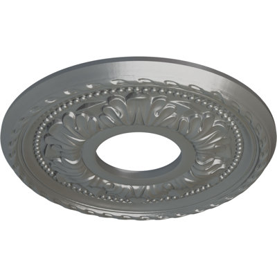 Médaillon de plafond Endurathane Palmetto, DE 11 3/8 po x P 3 5/8 po x P 7/8 po (convient aux auvents jusqu'à 4 1/2 po)