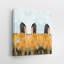 Cabanes III - peinture sur toile tendue-2109102384