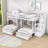 Enissa Full Over Twin & Twin 7 Drawers L-Shaped Bunk Beds-977861482
