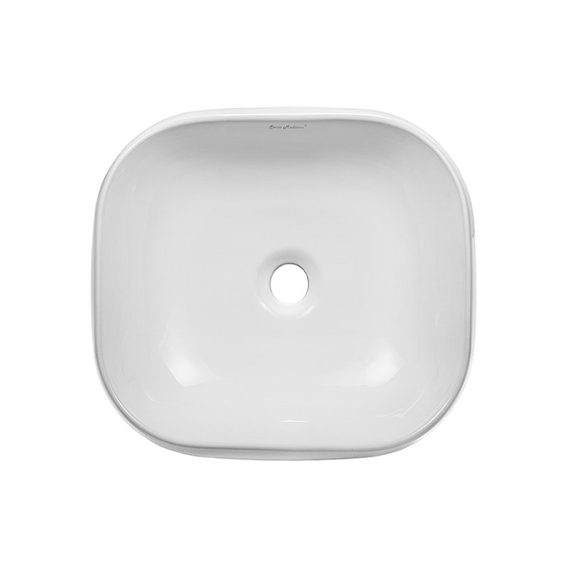 Château White Ceramic Above-Counter Vessel Sink