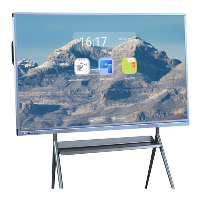 JYXCN 4K UHD Smart Board 65", Touch Screen Digital Electronic Calendar All-In-One Smartboard Interactive Whiteboard Android & Windows OS