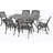 6 - Person Metal Patio Dining Set With Rectangular Table