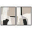 Duo de stripteaseuses, reproduction d'art encadrée, ensemble d'art abstrait bohème par Art Remedy, cadre blanc, 30 x 36-2006524208-2006524218