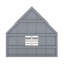Full Wood House Bed With Window And Fence-1269254903