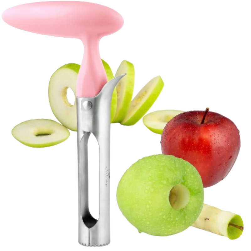 Décapant de pomme en acier inoxydable de qualité supérieure durable Zulay Kitchen - cannelle, Orange