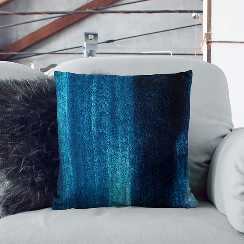 Abstract Square Throw Cushion, 55cm H x 55cm W x 20cm D