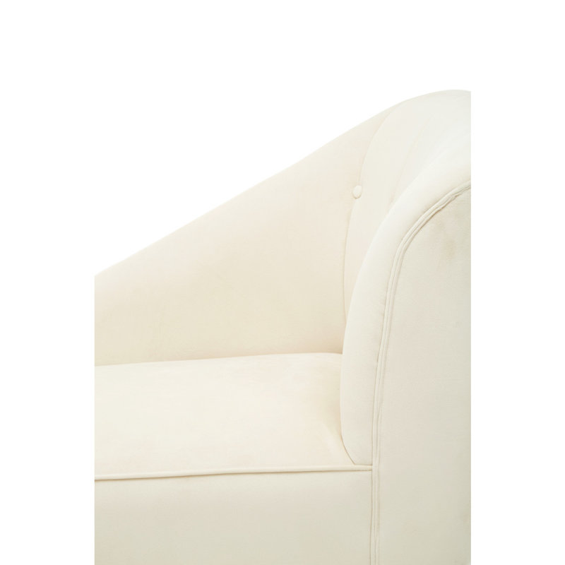 Scouley Upholstered Chaise Lounge, Ivory
