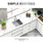 16 Gauge Kitchen Basin - 23 Inch Stainless Steel With Material And Drainage Sink Undermount 304 Drying Rack